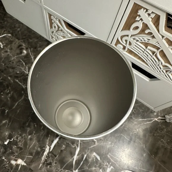 Louis Vuitton LV Blue White Leather Bling Glam Luxe Designer 20oz Tumbler - Picture 6 of 8